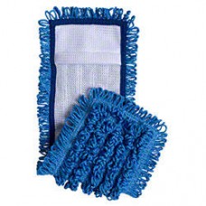 Mikrofibrinis mėlynas šluostas su kišenėlėmis 40 cm